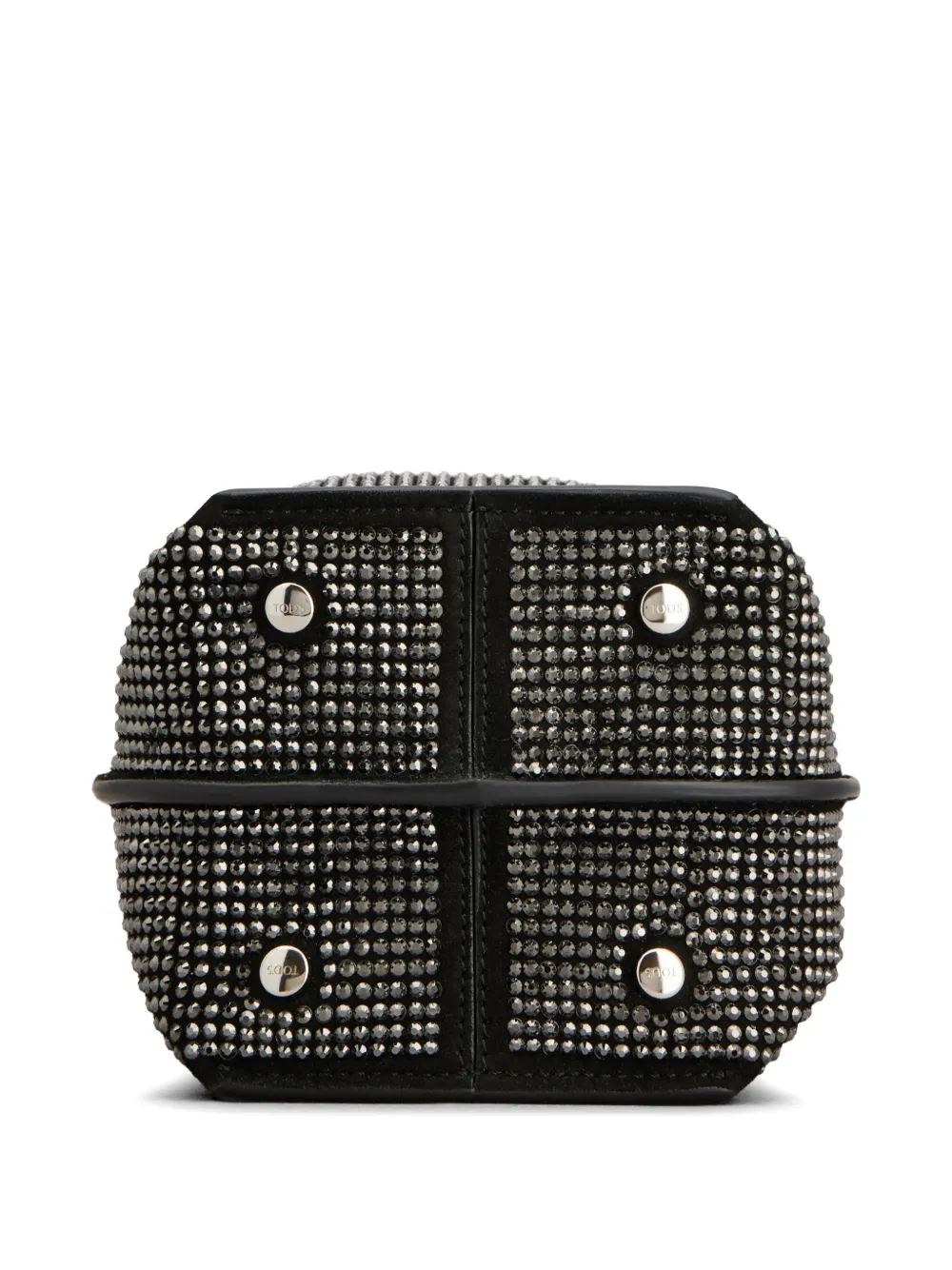  Tod's Rhinestone-embellished Bucket Bag - Black 