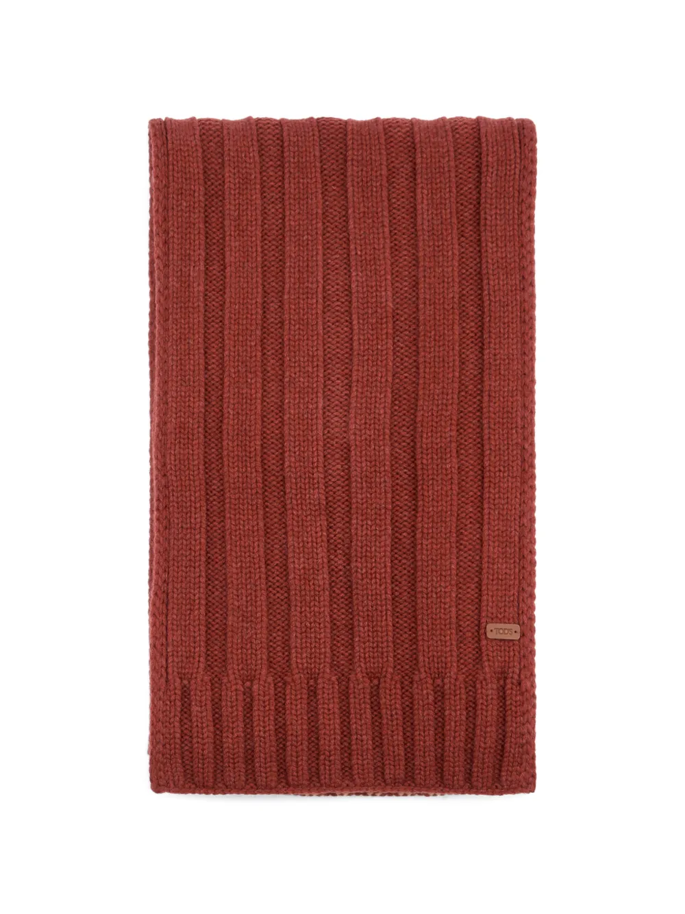 Tod's Sciarpa a coste - Rosso