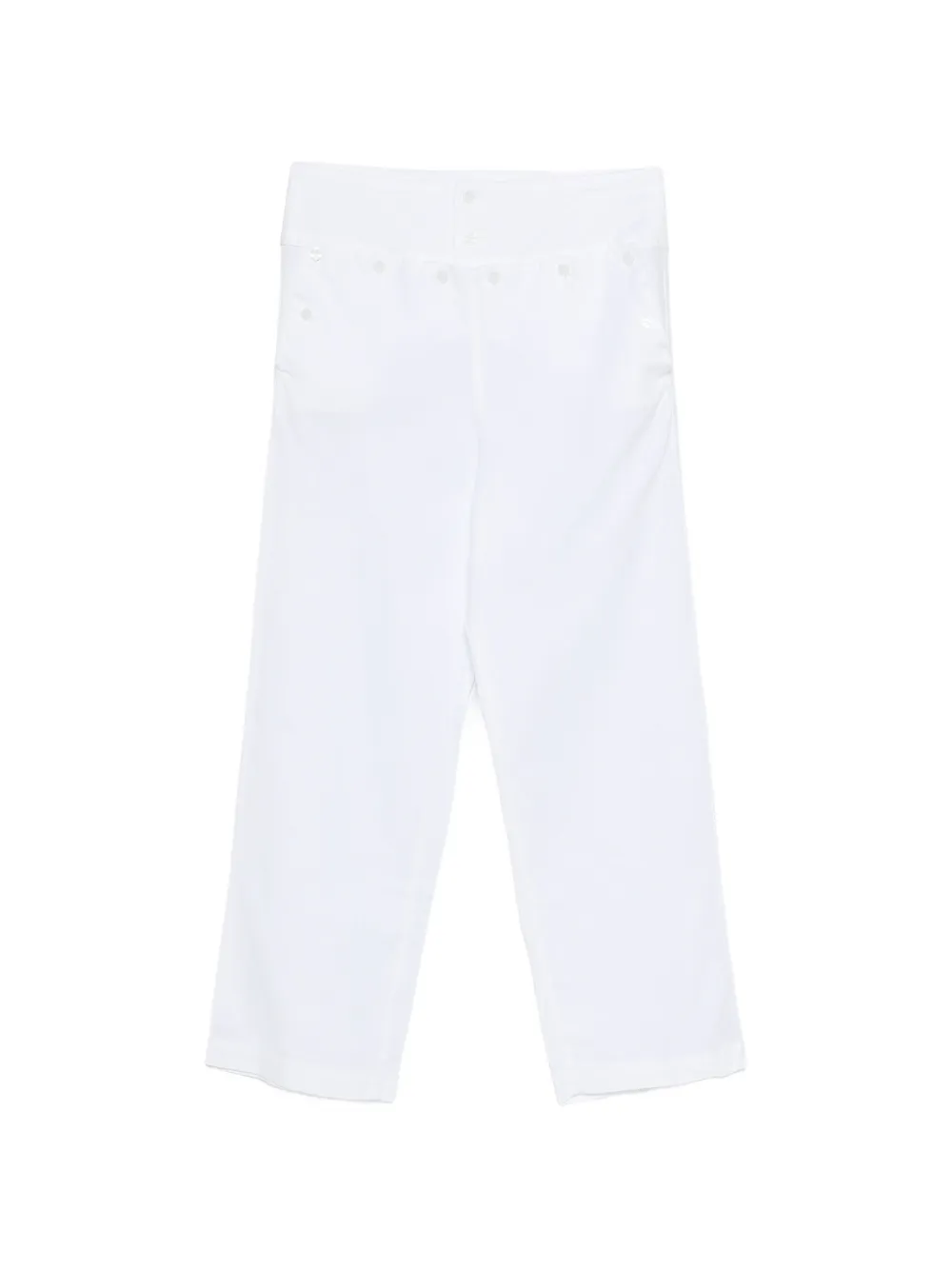 Gimaguas Anna button trousers - Bianco