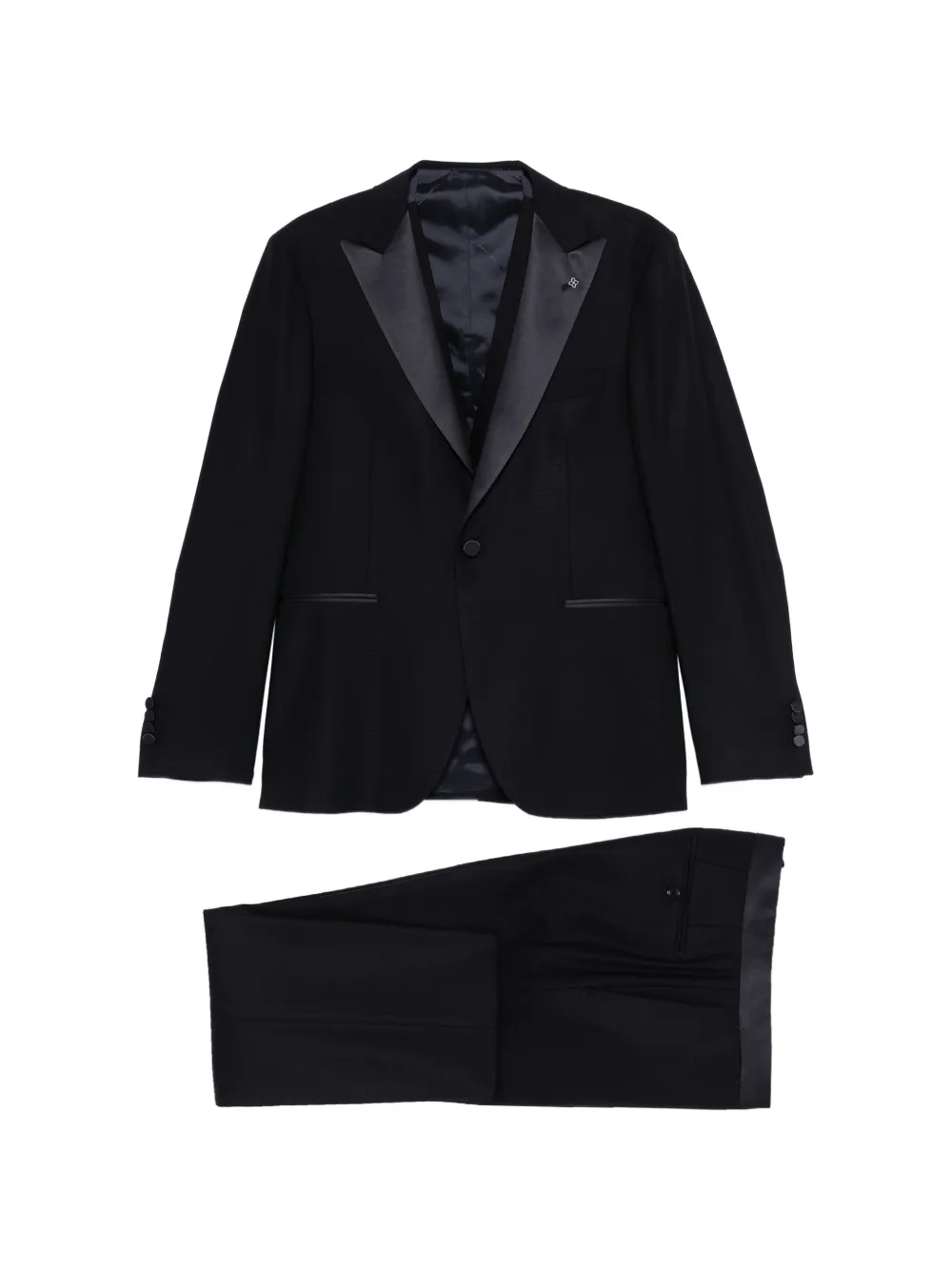 Tagliatore shawl-lapel suit - Blu
