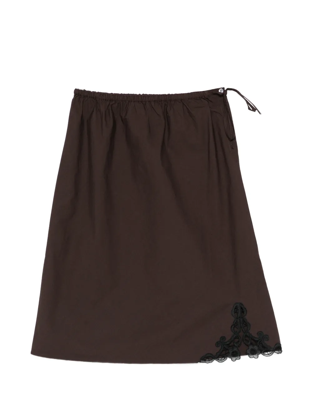 Soeur embroidery skirt - Marrone
