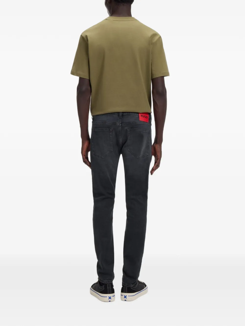 HUGO Jeans met effect Blauw