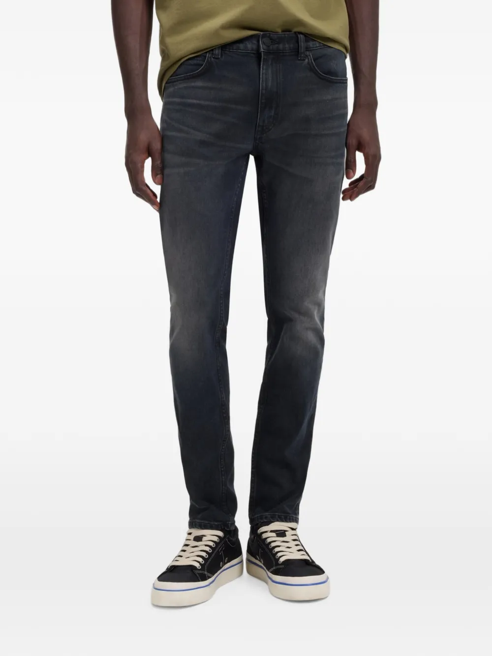 HUGO Jeans met effect Blauw