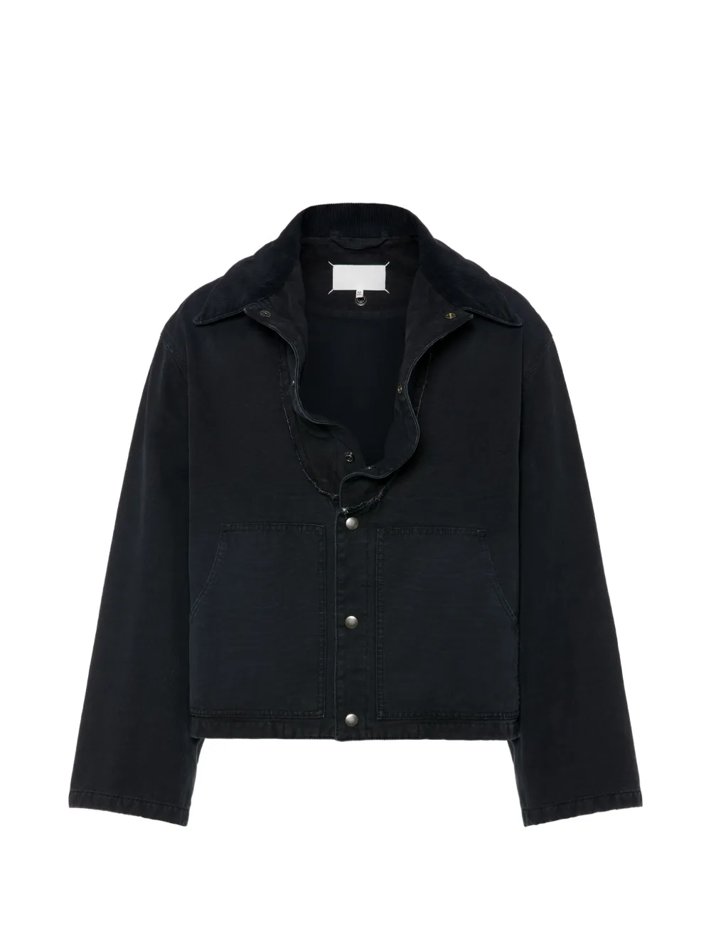 Maison Margiela folded-collar jacket - Black