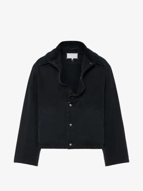 Maison Margiela folded collar denim jacket