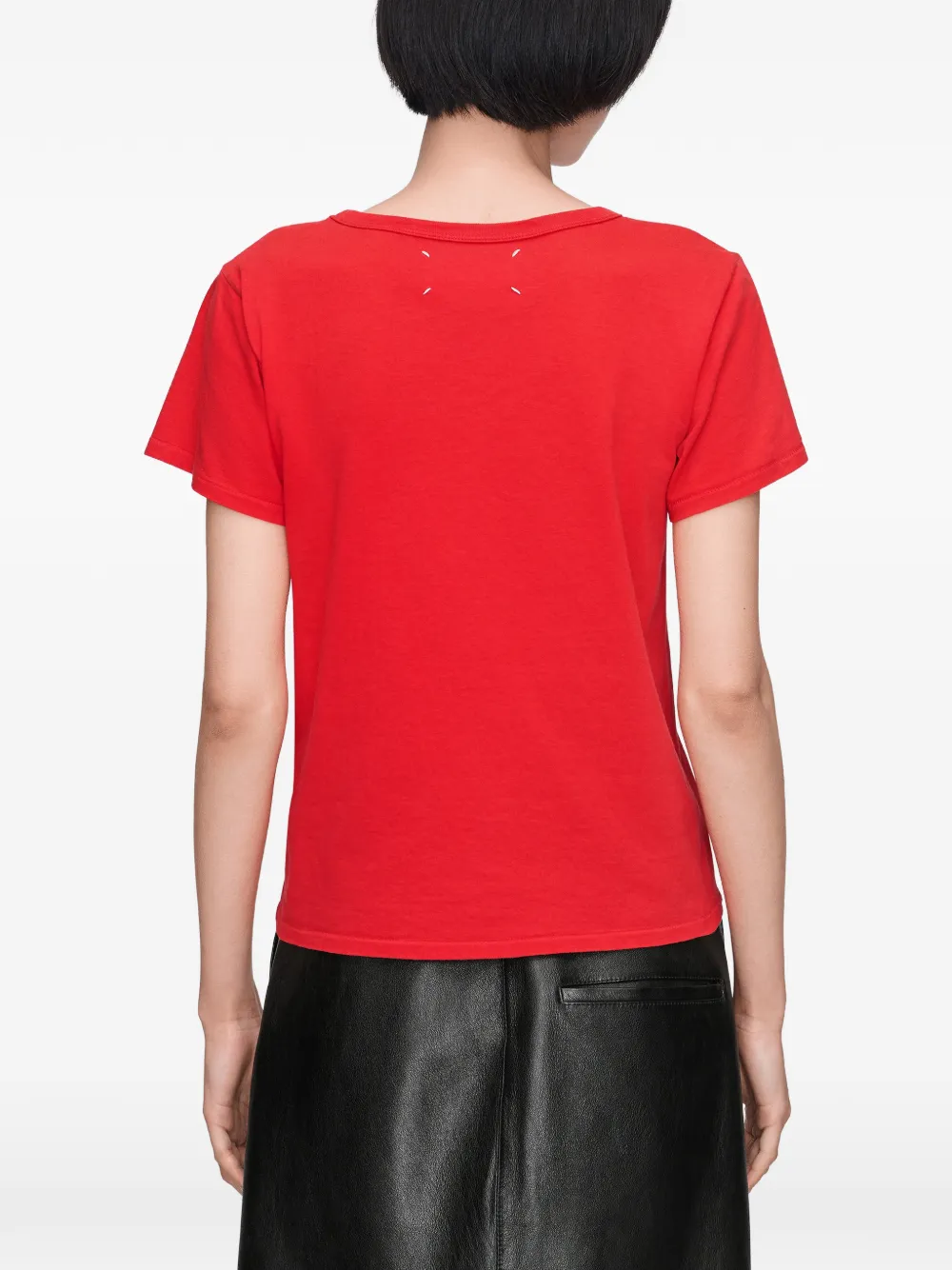 Maison Margiela Katoenen T-shirt Rood