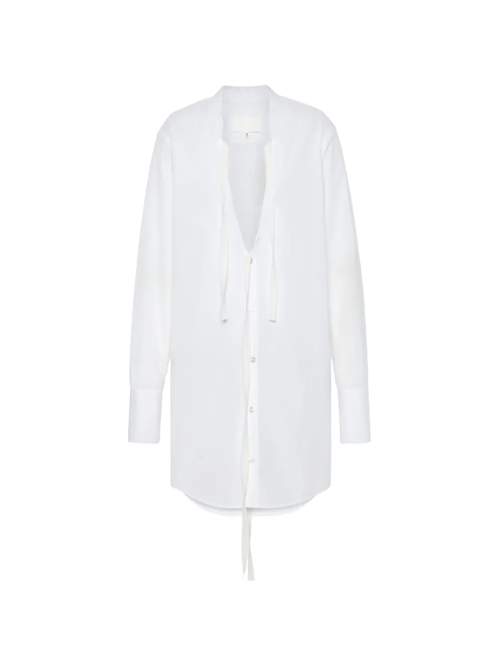 Maison Margiela raw-edge mini dress - Bianco