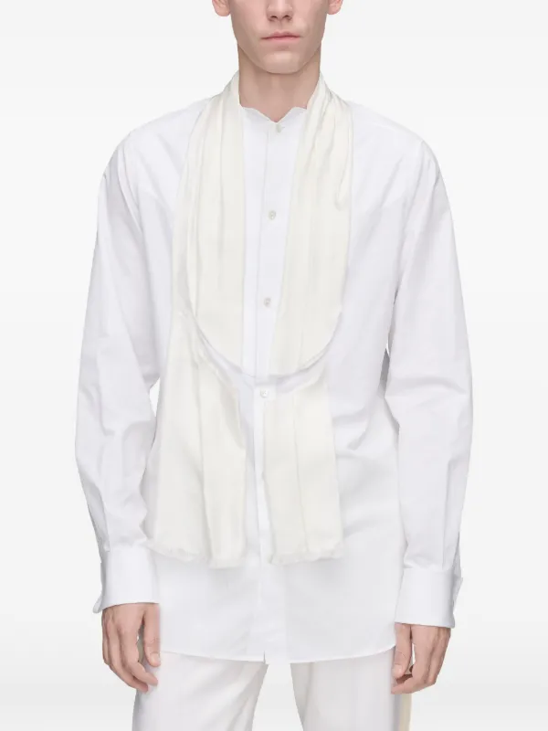 Maison Margiela Scarf Shirt | White | FARFETCH