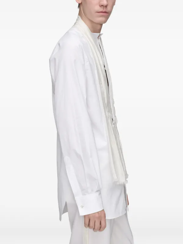Maison Margiela Scarf Tailored Shirt | White | FARFETCH