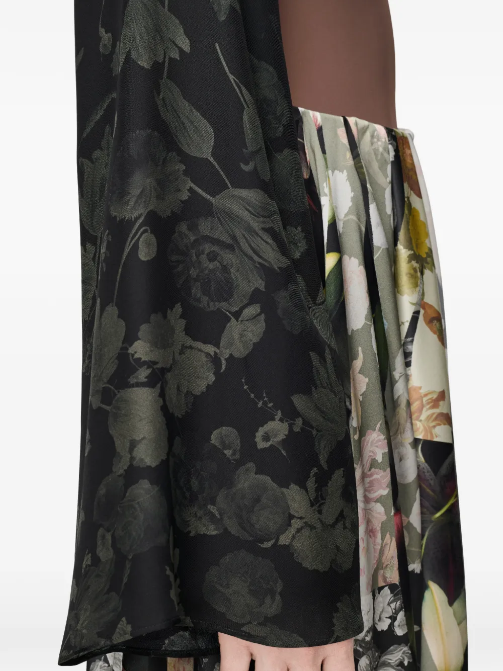 Maison Margiela Top met bloemenmouwen Bruin