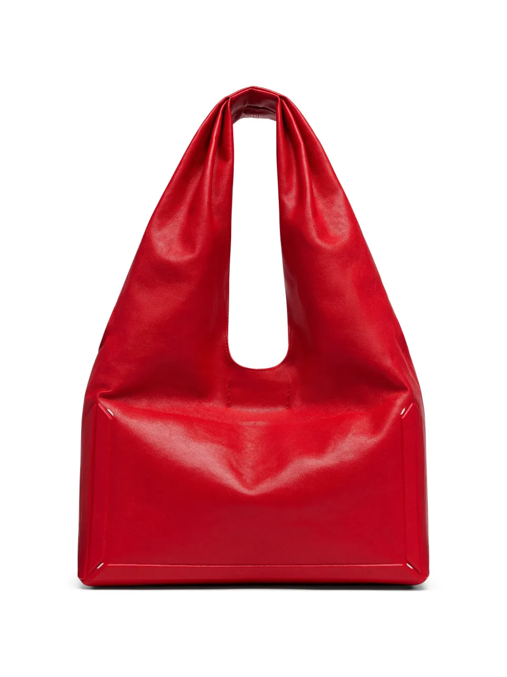 Maison Margiela Medium Box Shoulder Bag | Red | FARFETCH
