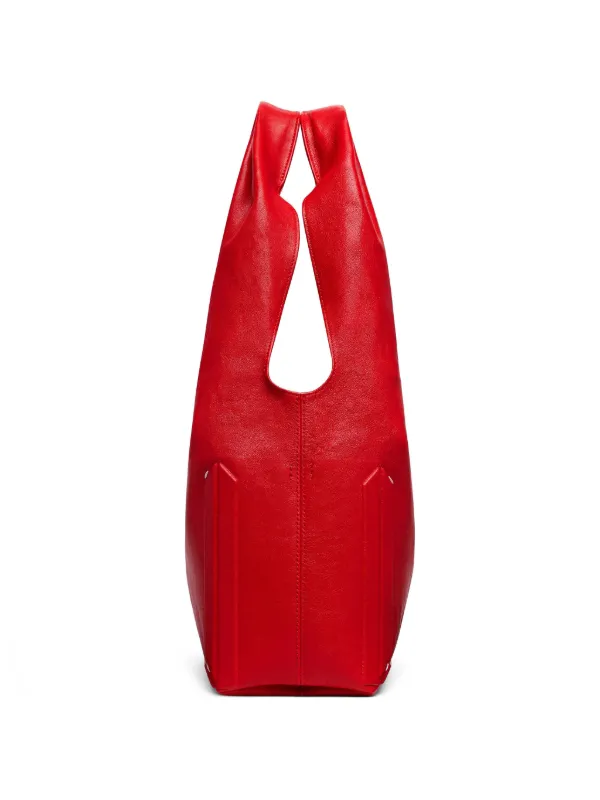Maison Margiela Medium Box Shoulder Bag | Red | FARFETCH