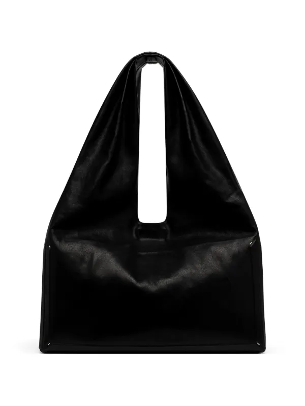 マルジェラ Canvas Large Shoulder Bag Maison Margiela XL Box Shoulder Bag | Black | FARFETCH