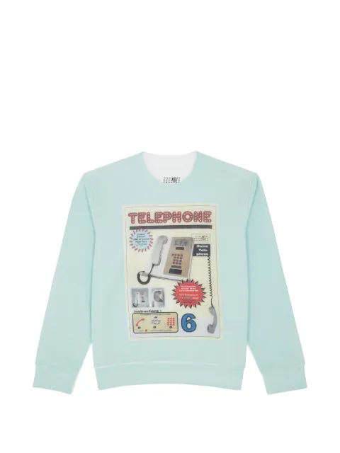 MM6 Maison Margiela sudadera con estampado gráfico