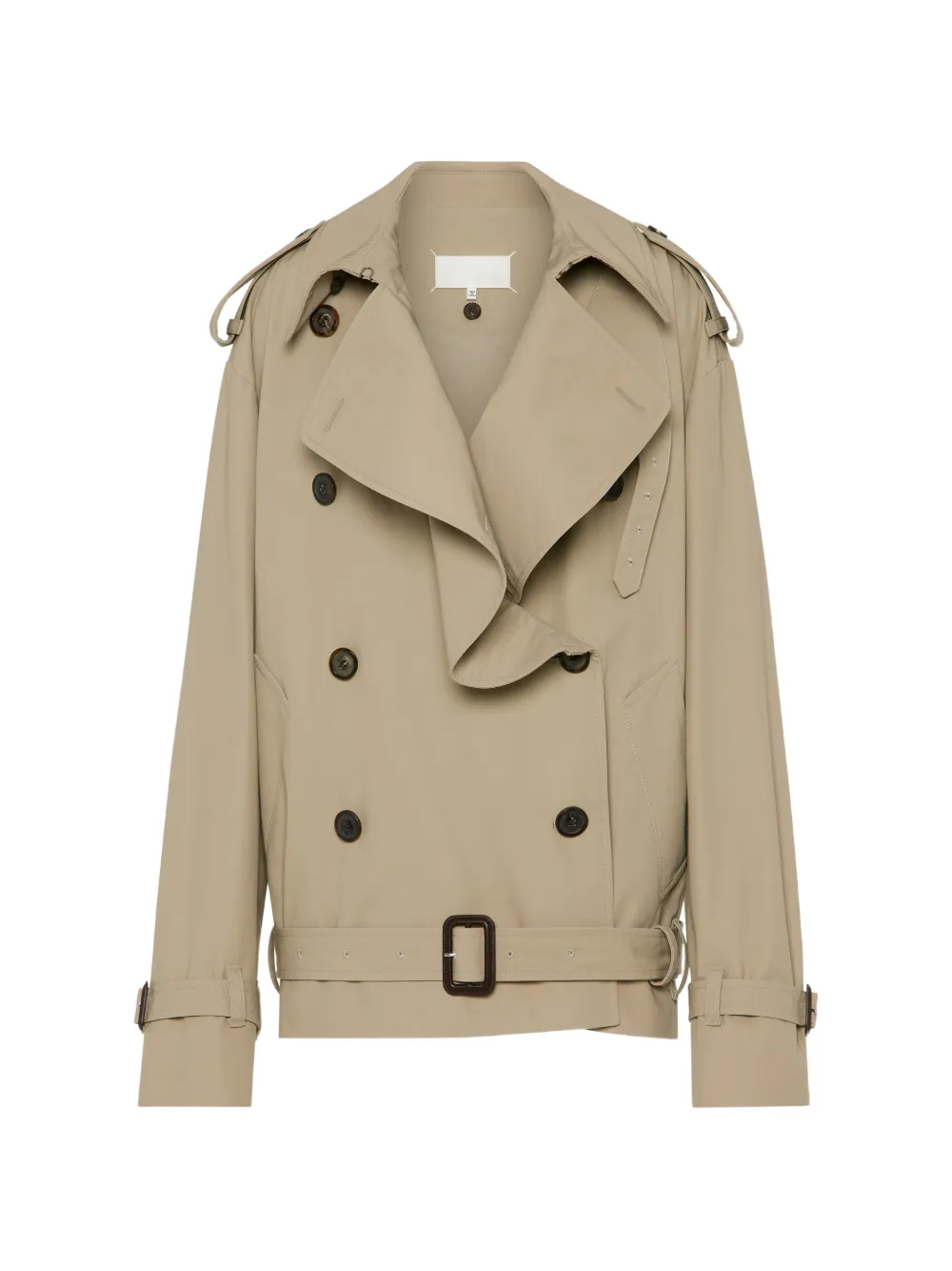 Maison Margiela Caban crop - Toni neutri