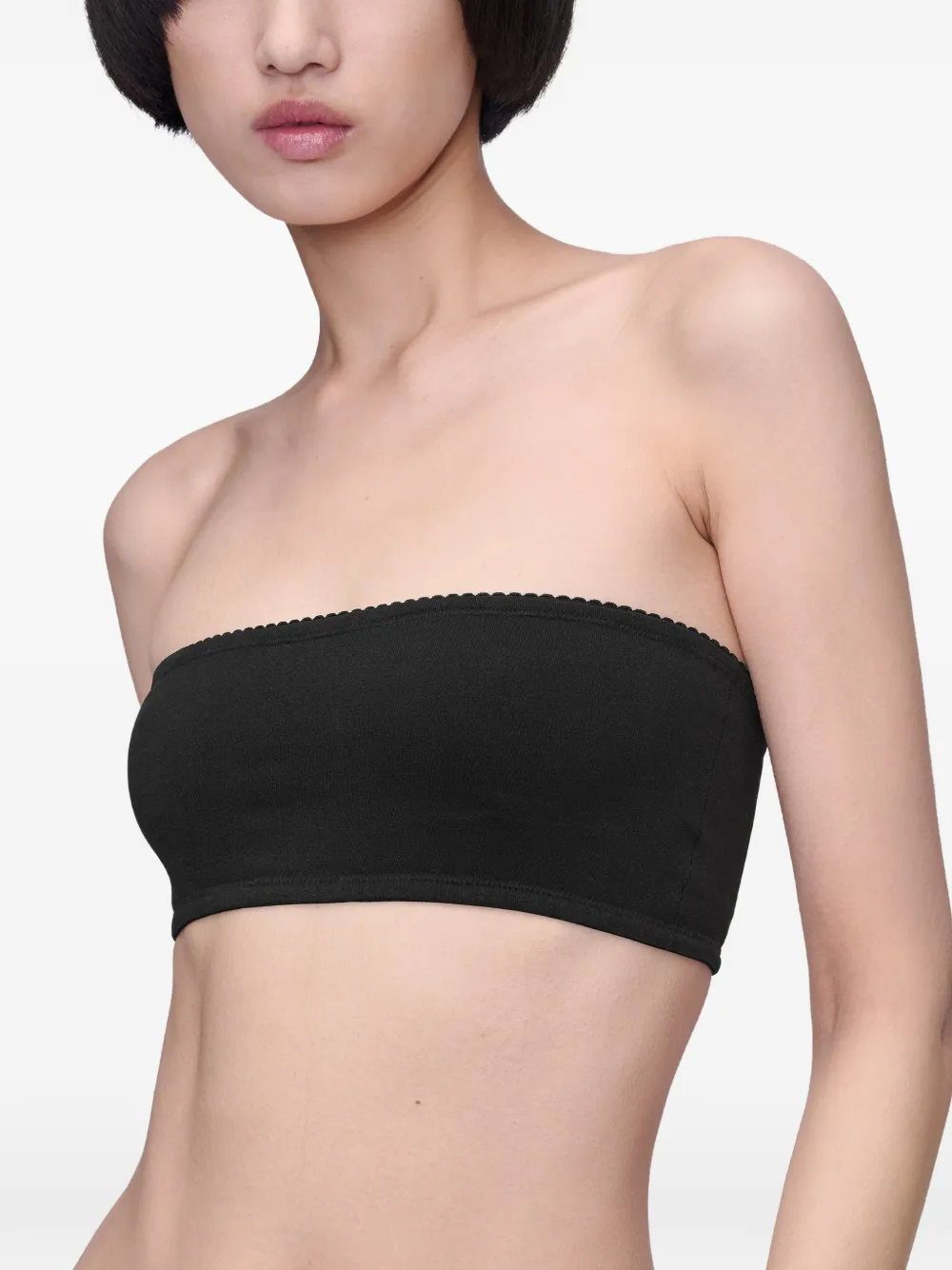 Maison Margiela Strapless top Zwart