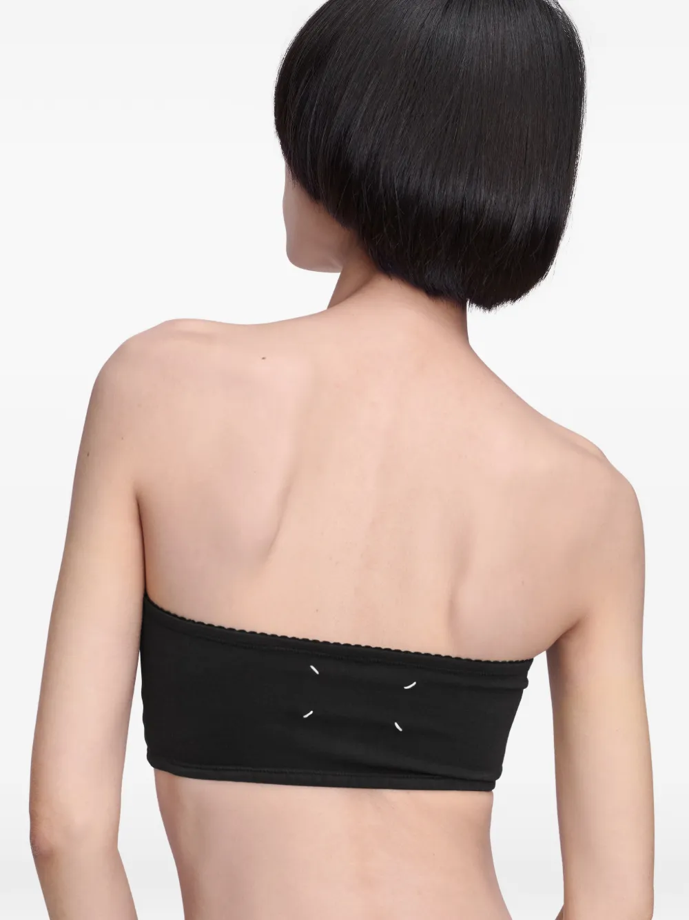 Maison Margiela Strapless top Zwart