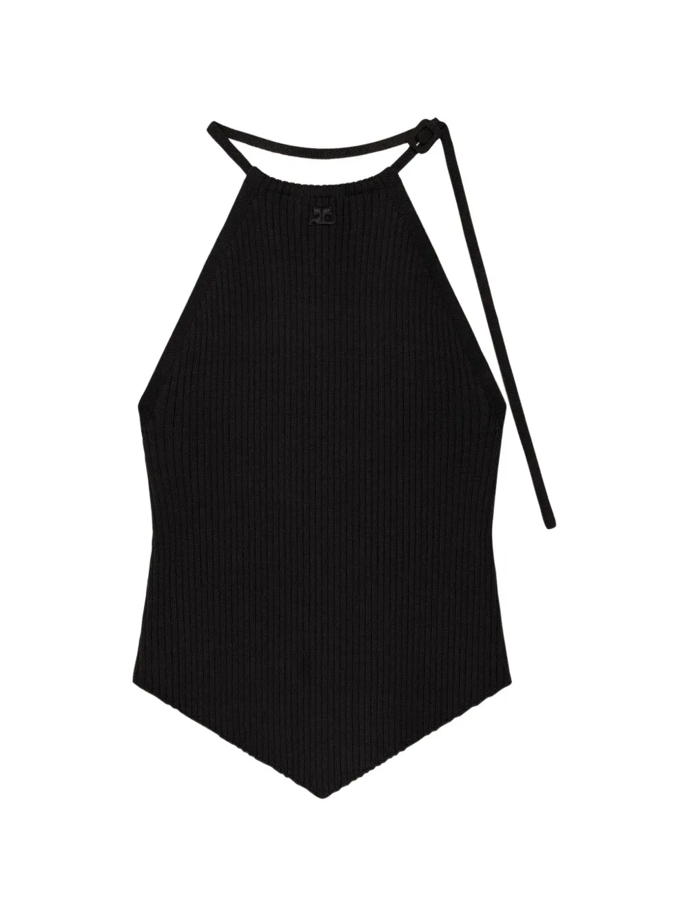Courrèges ribbed-knit top