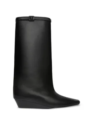 Givenchy Shark Lock 100mm レザーブーツ | ブラック | FARFETCH JP