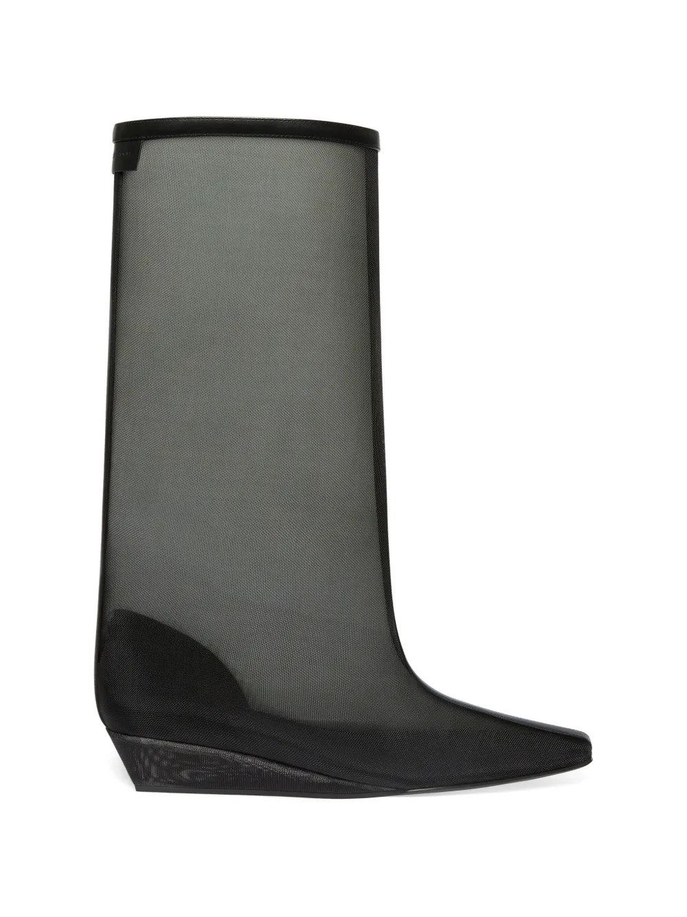Courrèges Stivali Melting con zeppa - Nero