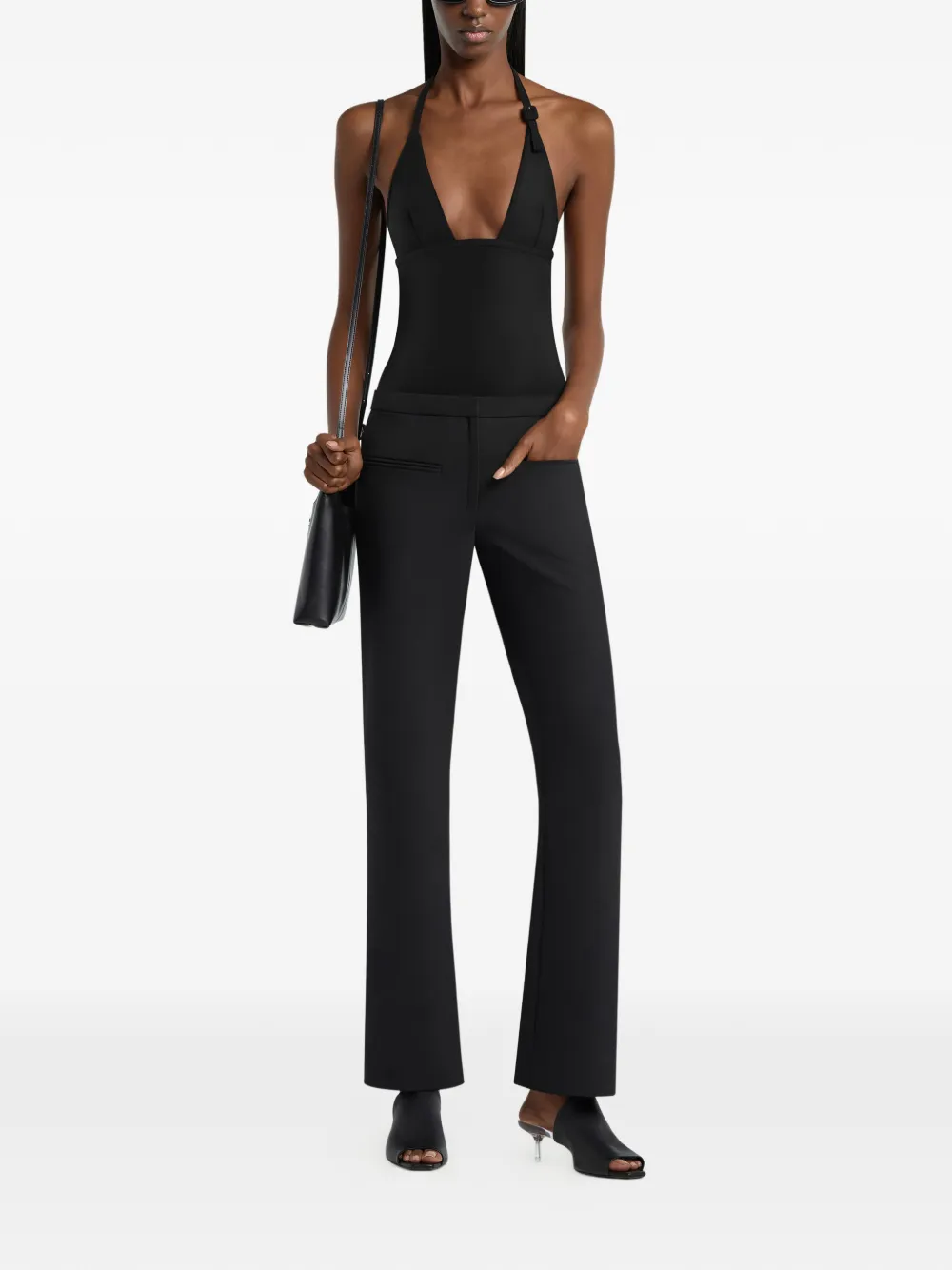 Courrèges Jersey bikinitop Zwart
