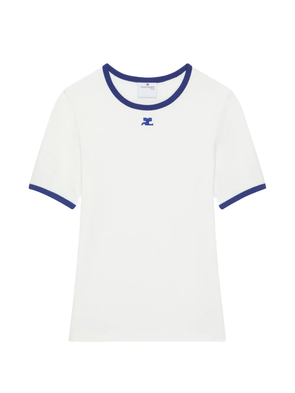 Courrèges T-shirt con logo - Bianco