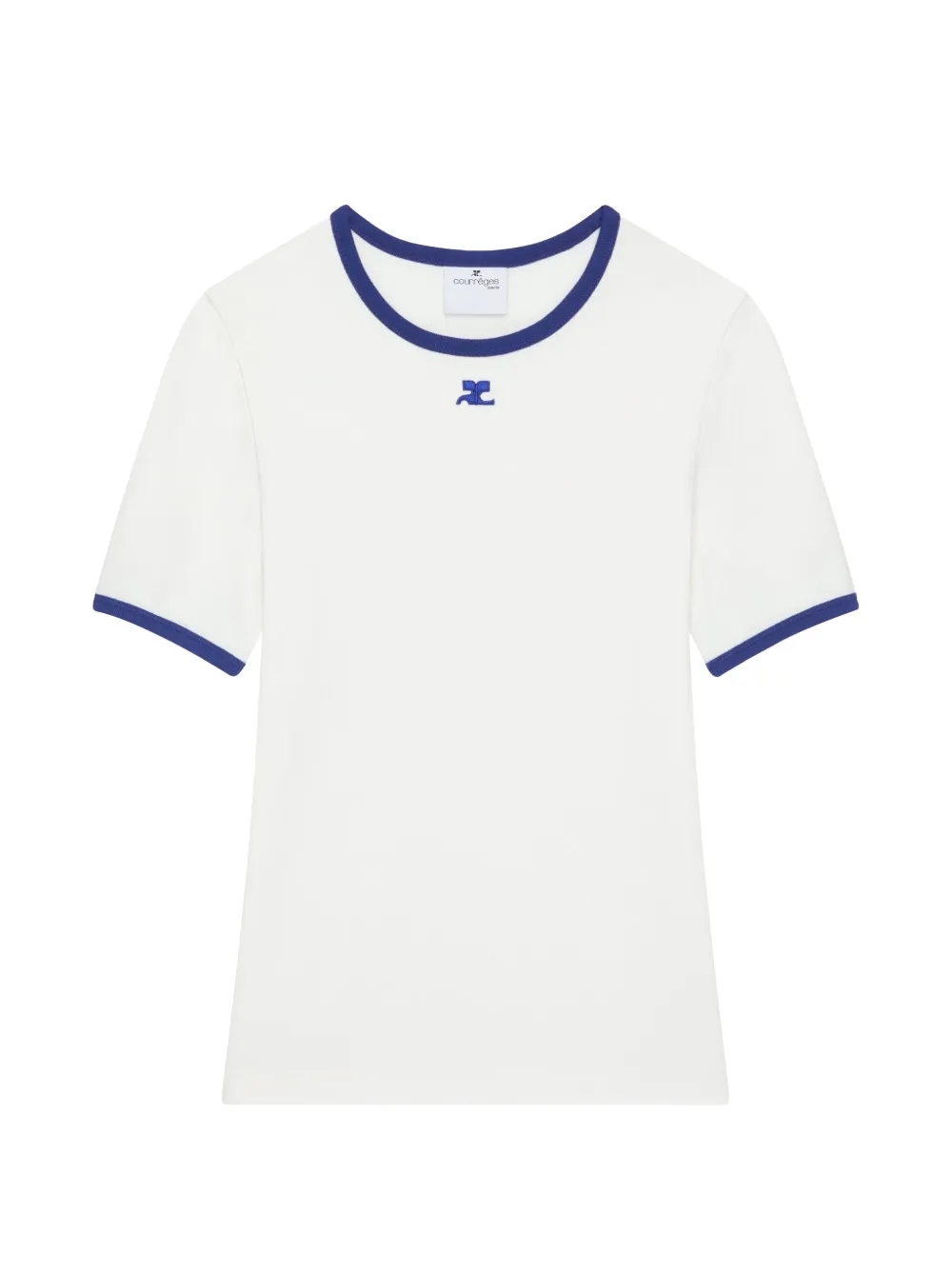 Courrèges signature contrast T-shirt
