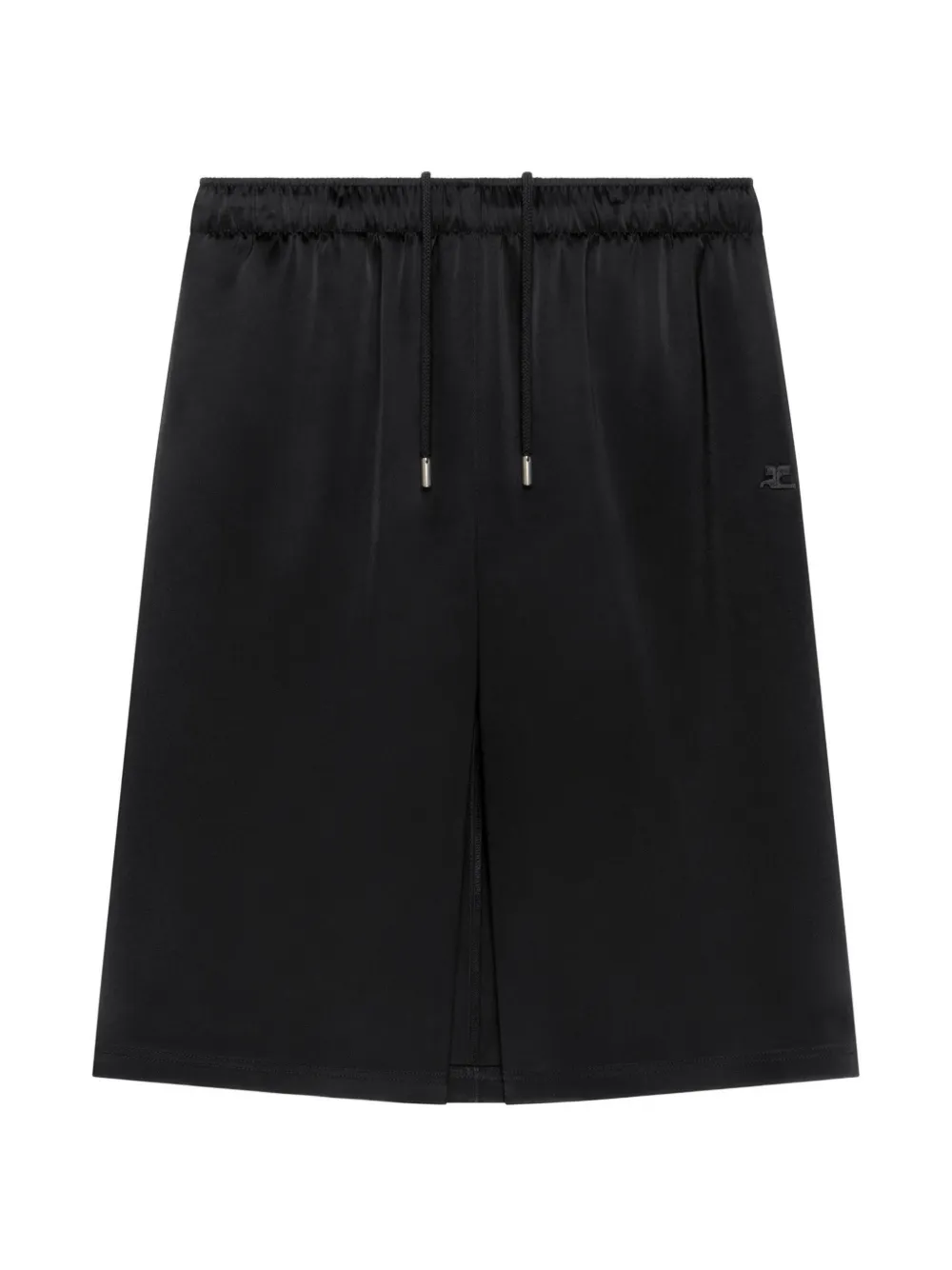 Courrèges Shorts con inserti - Nero