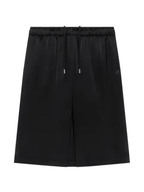 Courrèges shorts con panel en la espalda