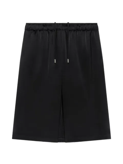 Courrèges shorts de jersey con panel en la espalda