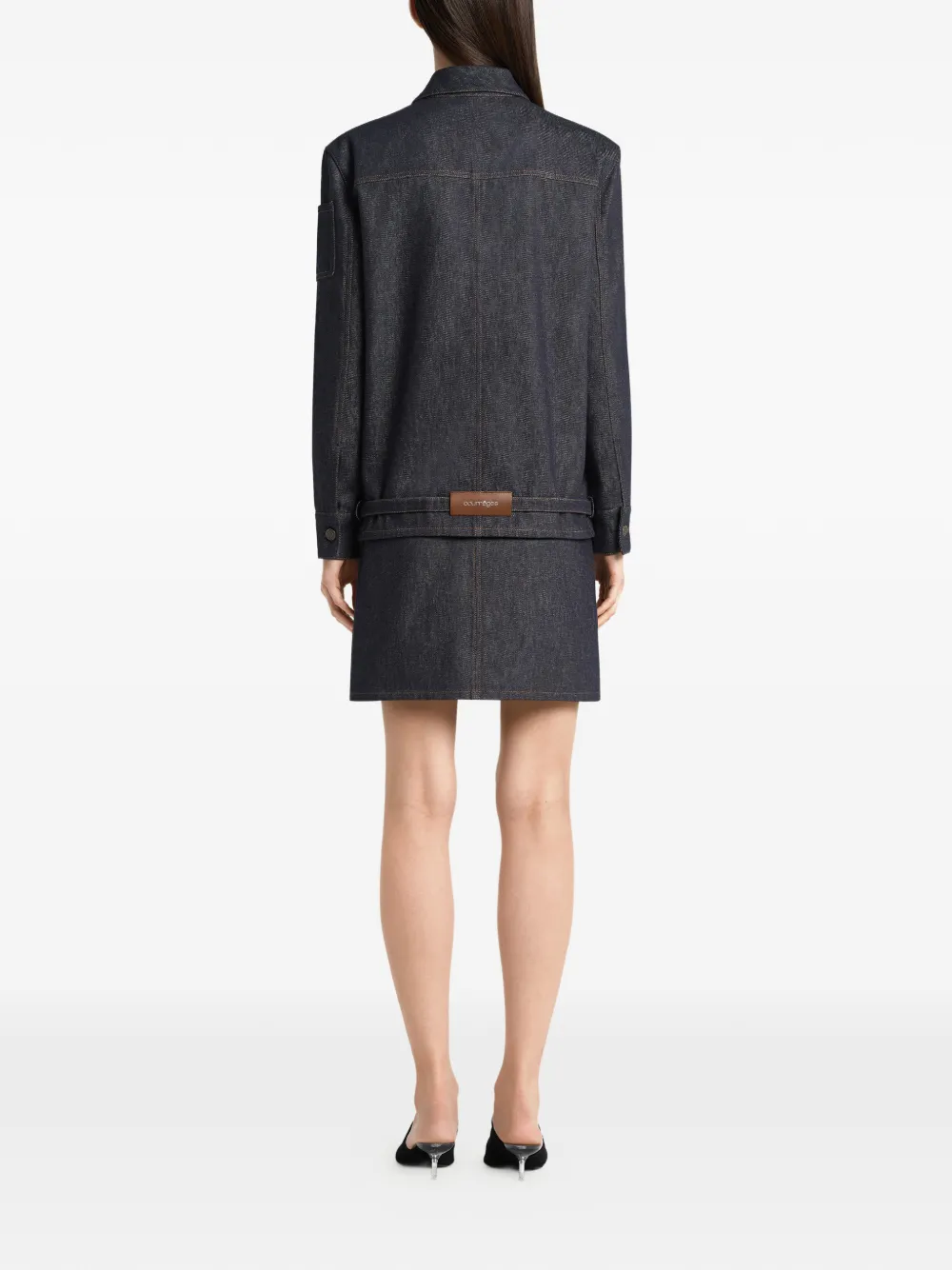 Courrèges Denim jack Blauw