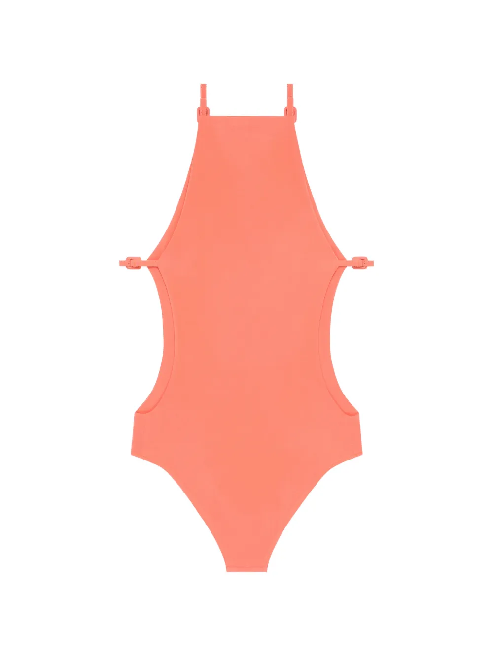 Courrèges Uitgesneden badpak Oranje