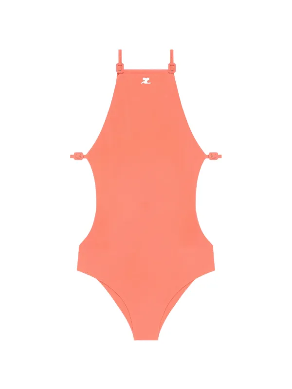Courrèges カットアウト ワンピース水着 | オレンジ | FARFETCH JP