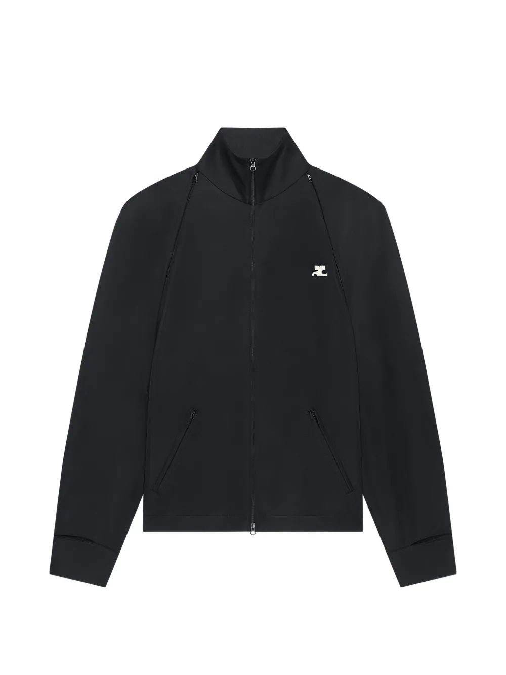 Courrèges Felpa con logo - Nero