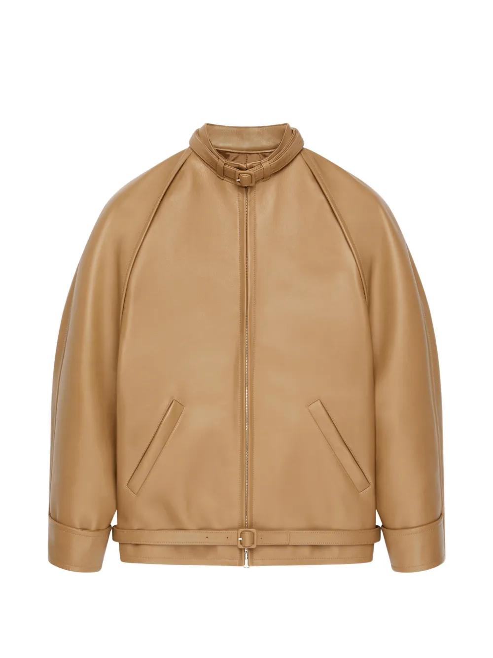 Courrèges Circle Edge Bomberjacke mit Cut-Out - Nude