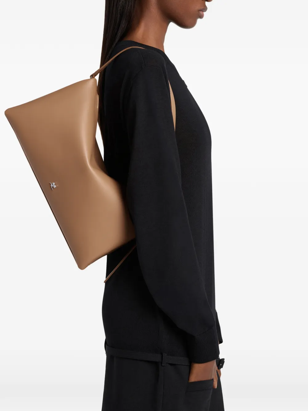  Courrèges Sac Porté épaule Cuff - Tons Neutres 