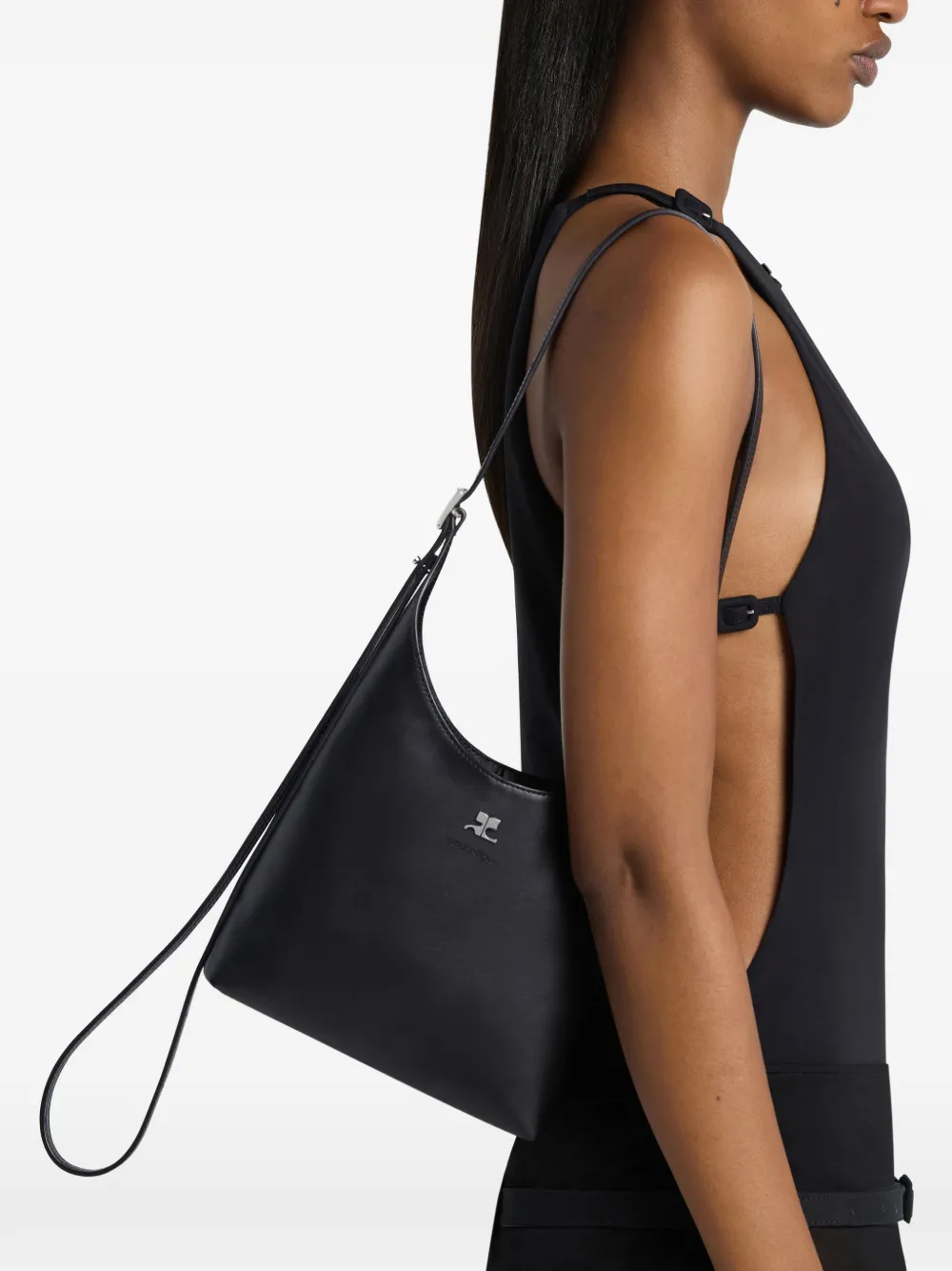 Courrèges Melt kleine shopper Zwart