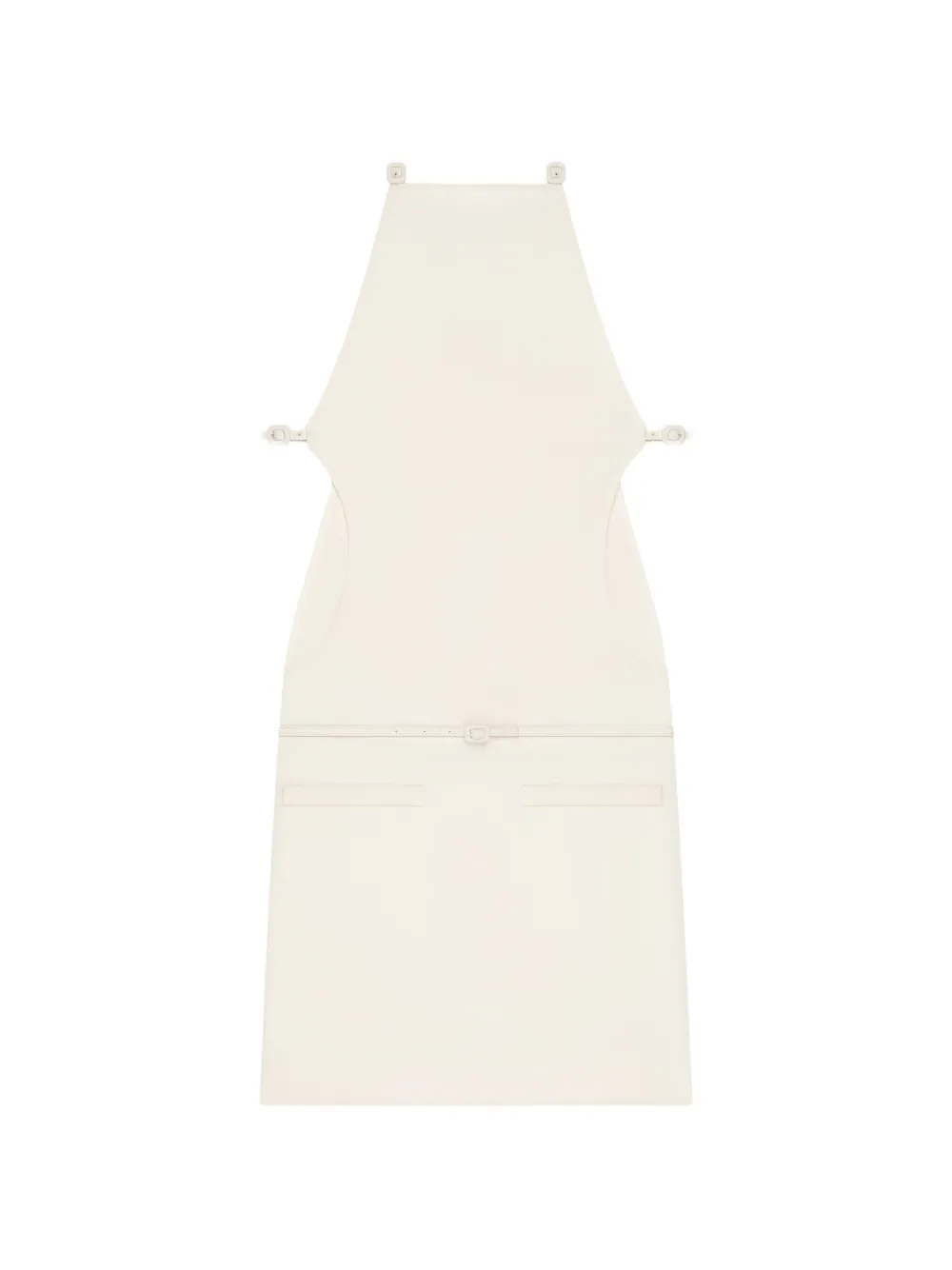 Courrèges belted mini dress - Neutrals