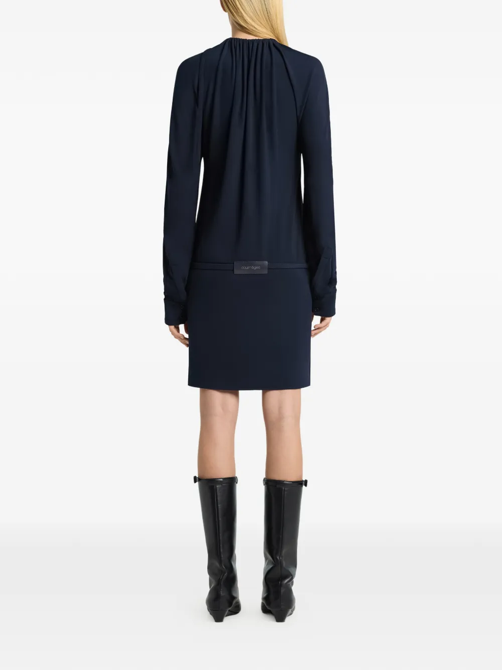Courrèges Uitgesneden jurk Blauw