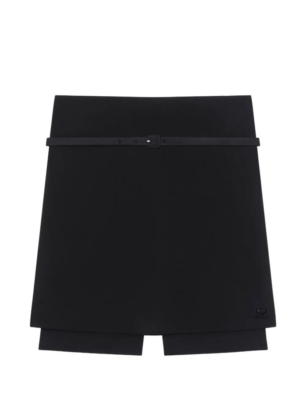 Courrèges Skorts met ceintuur Zwart