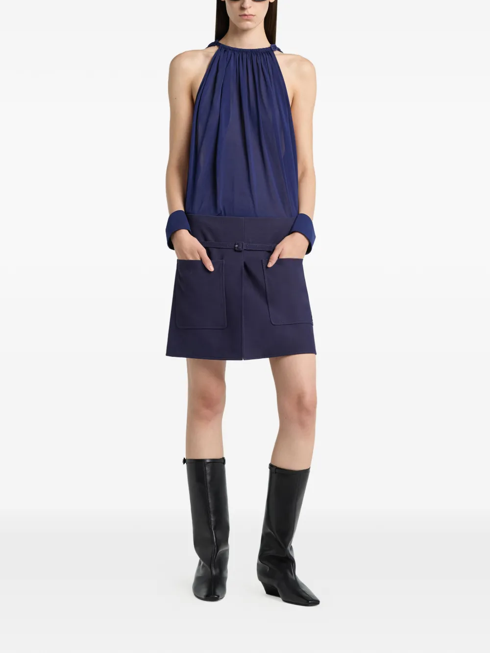 Courrèges Body met gespdetail Blauw