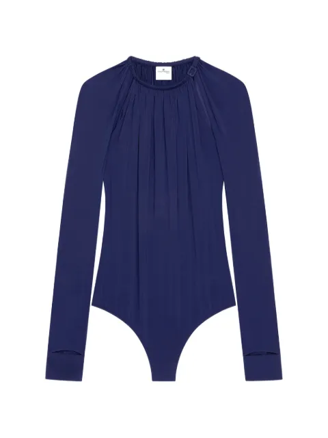 Courrèges cut out long-sleeve jersey bodysuit