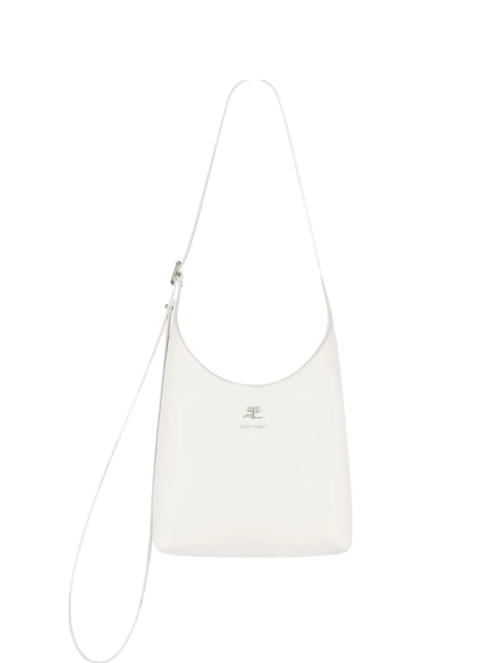 Courrèges Borsa tote Melt in pelle - Bianco