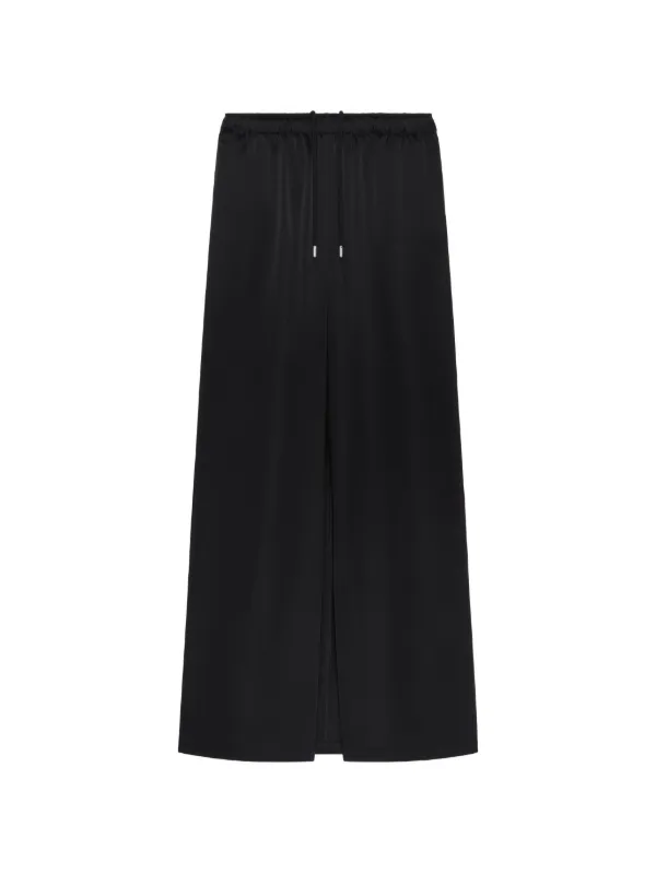 Courrèges Elasticated-waistband Trousers in Black