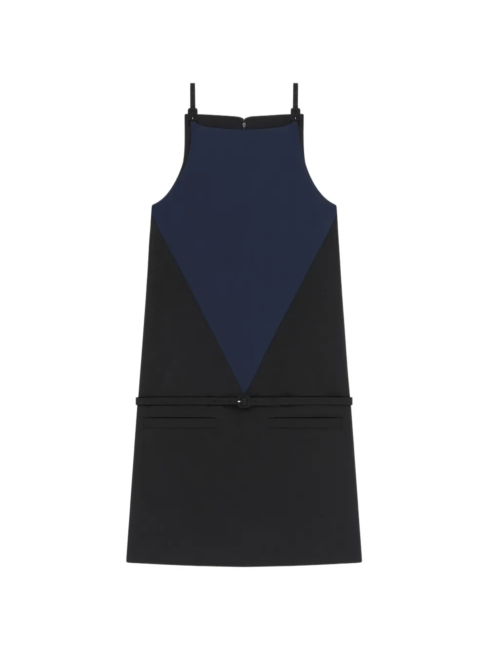 Courrèges Abito corto con fibbia - Nero