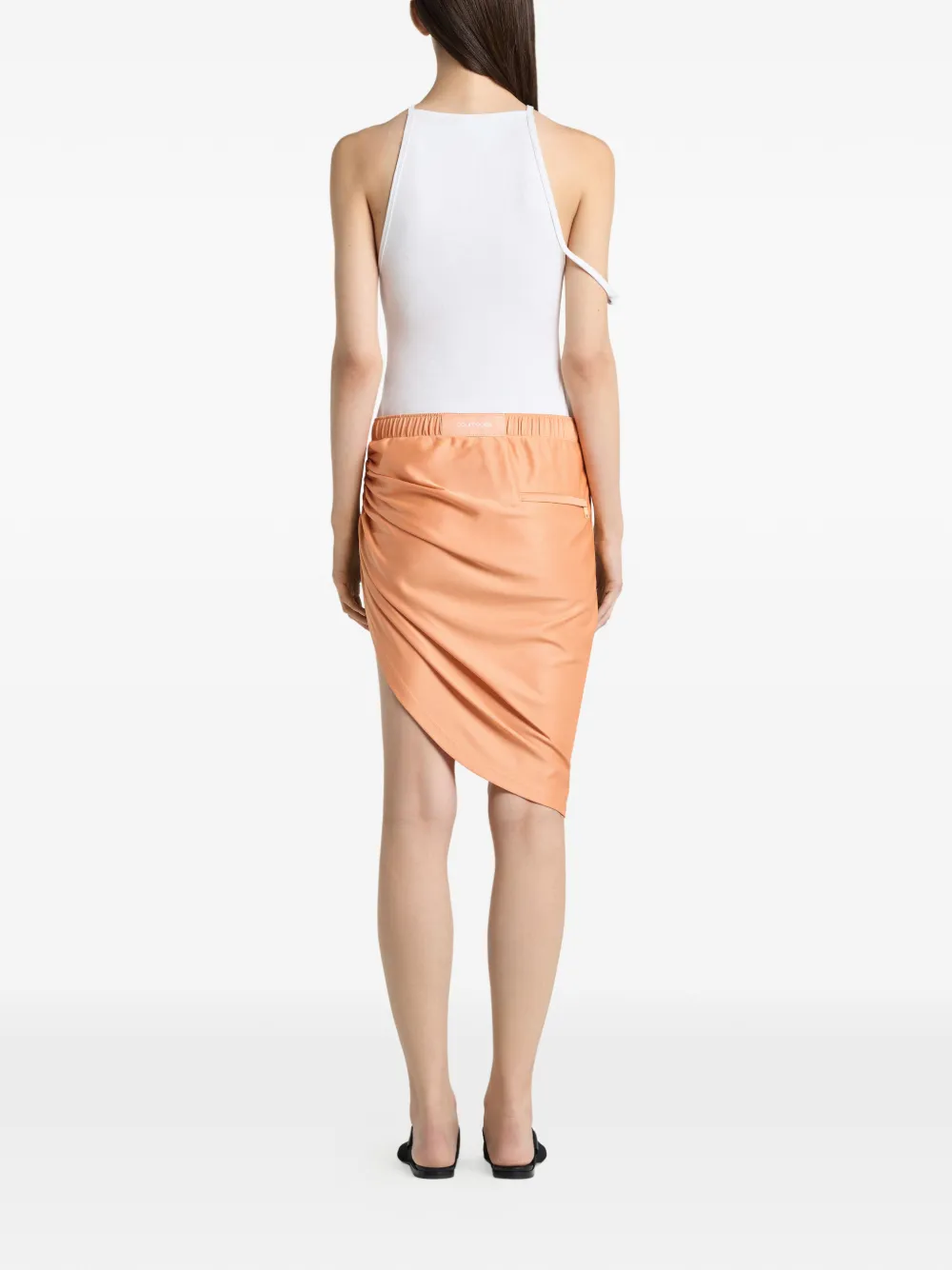 Courrèges Geribbelde tanktop Wit