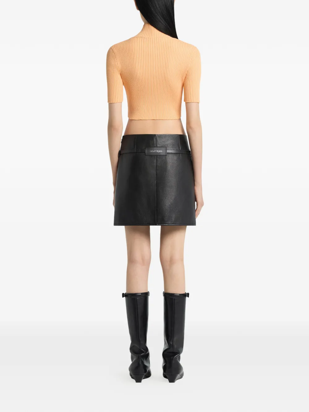 Courrèges Cropped top Oranje