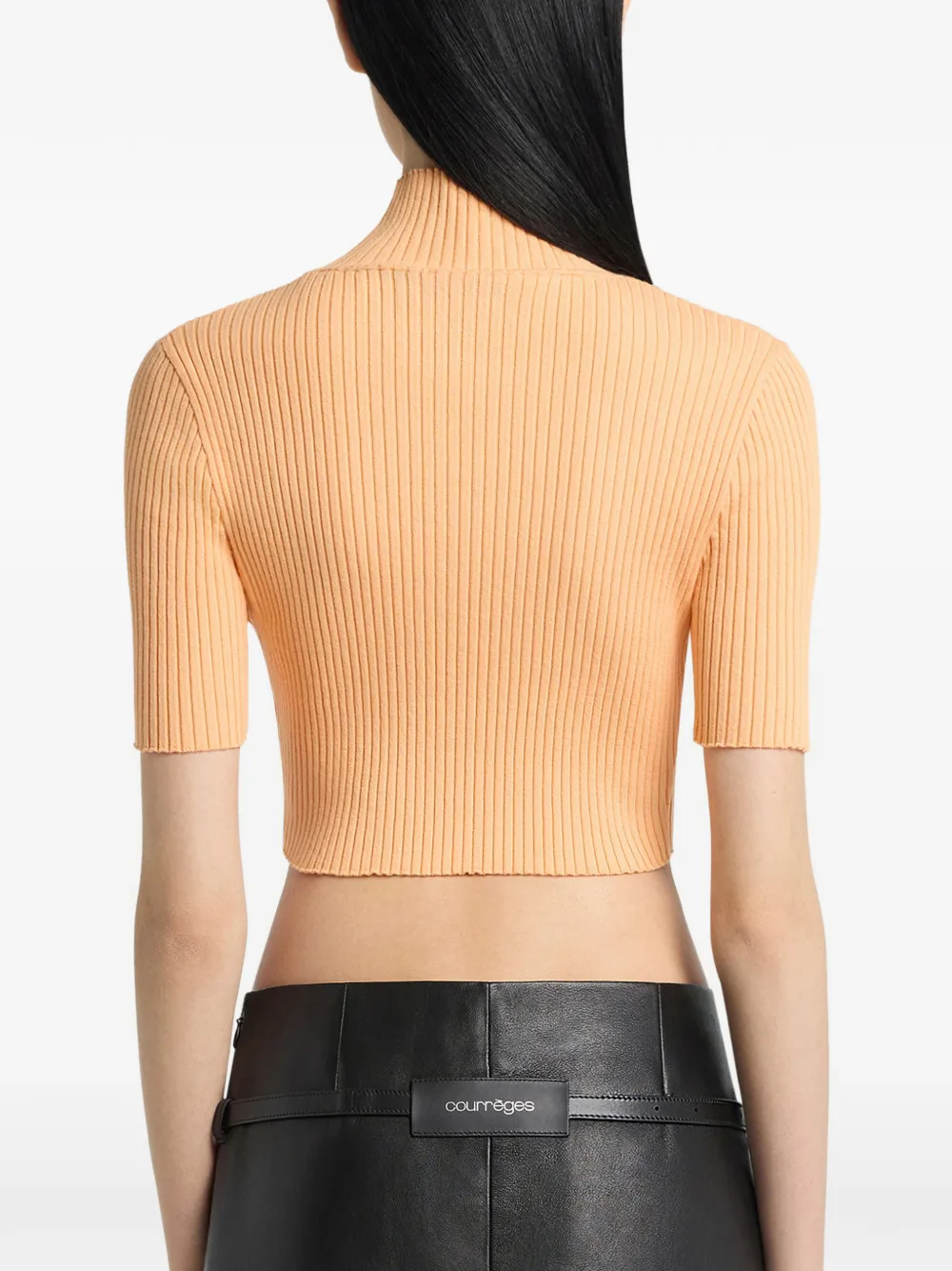 Courrèges Cropped top Oranje