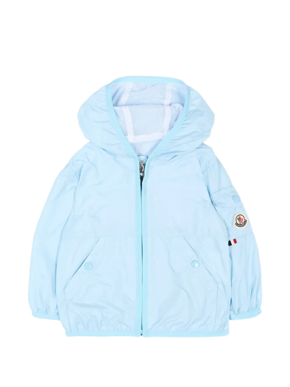 Moncler Enfant Jack met capuchon Blauw