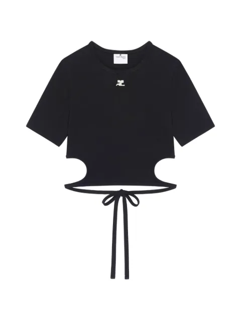 Courrèges カットアウト Tシャツ